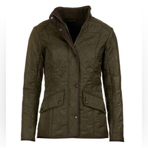 Barbour Cavalry Polarquilt Jacket Olive green US 8 UK 12